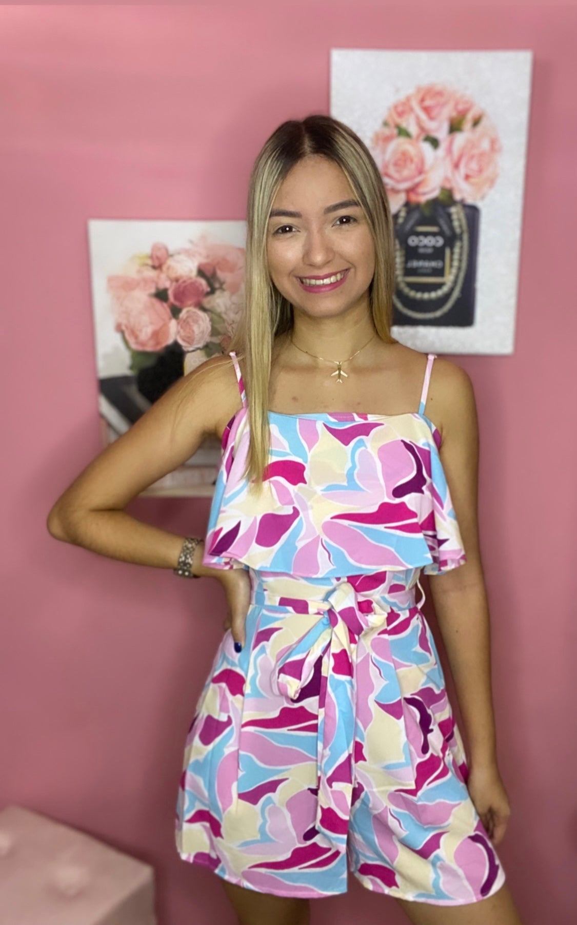 Violet Colors Romper