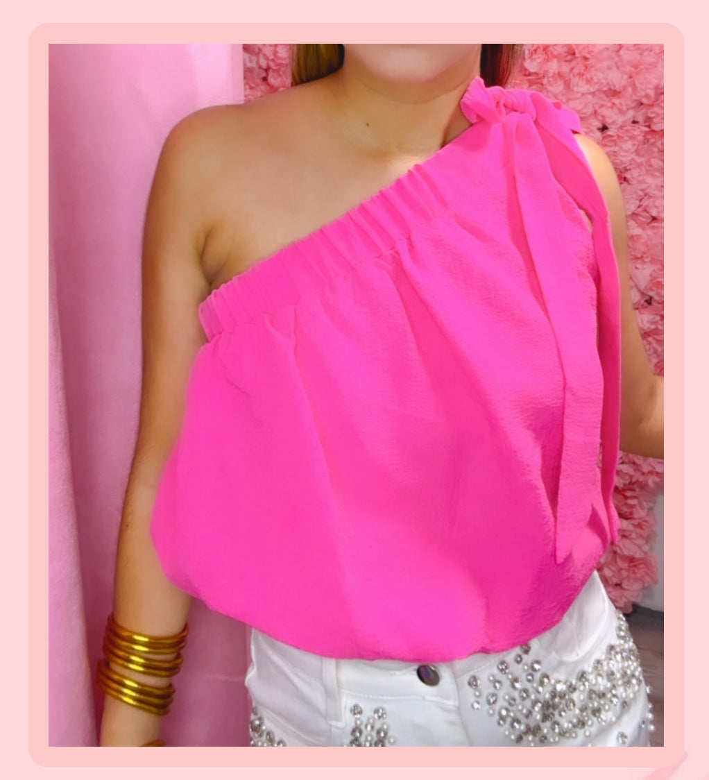 Reina Pink Top