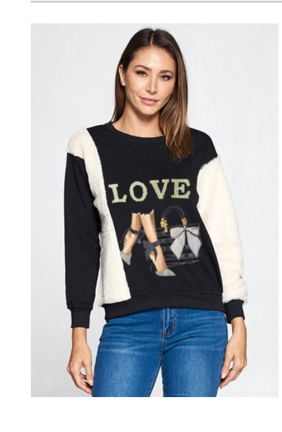 Black Love Sweater