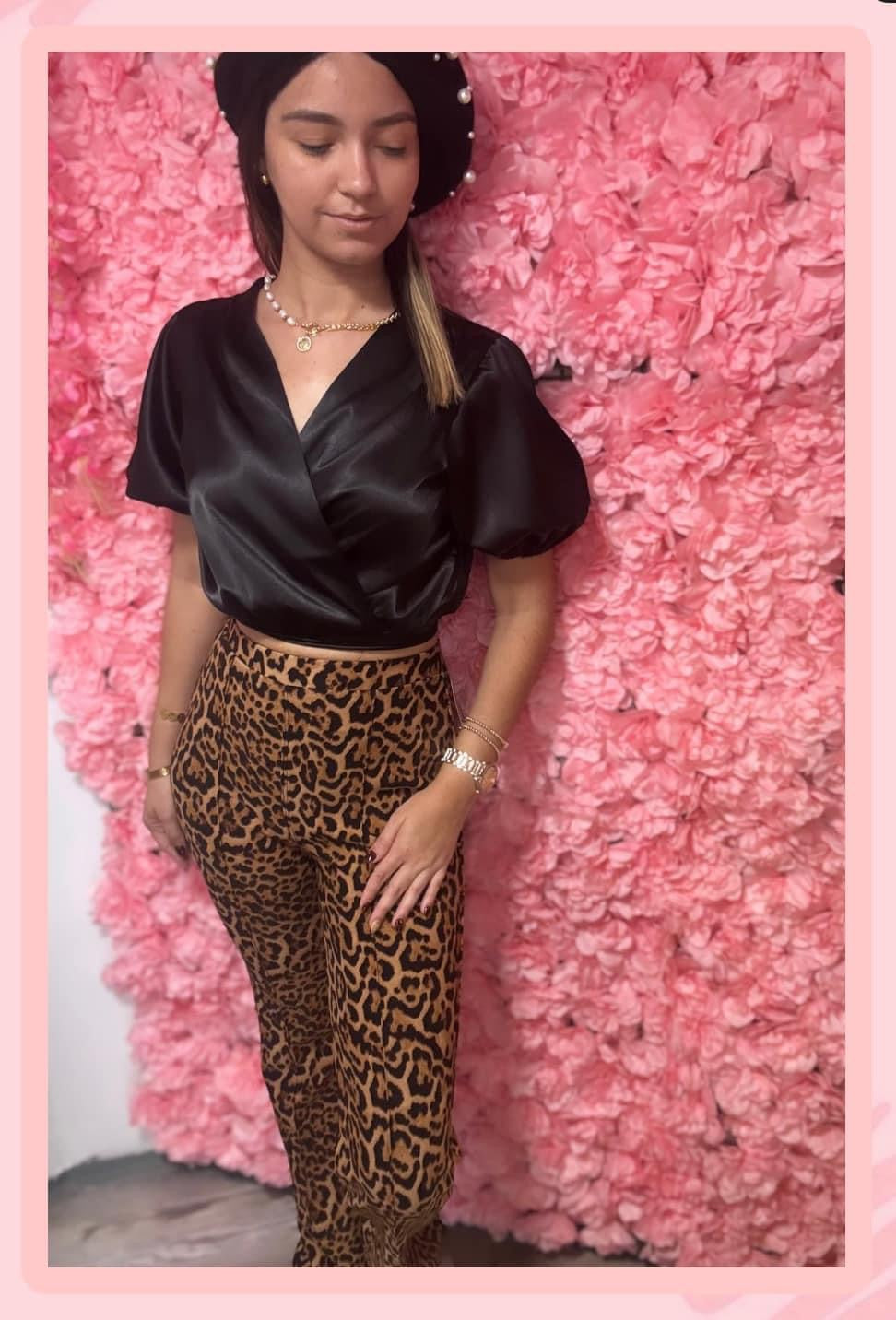 Animal print pants