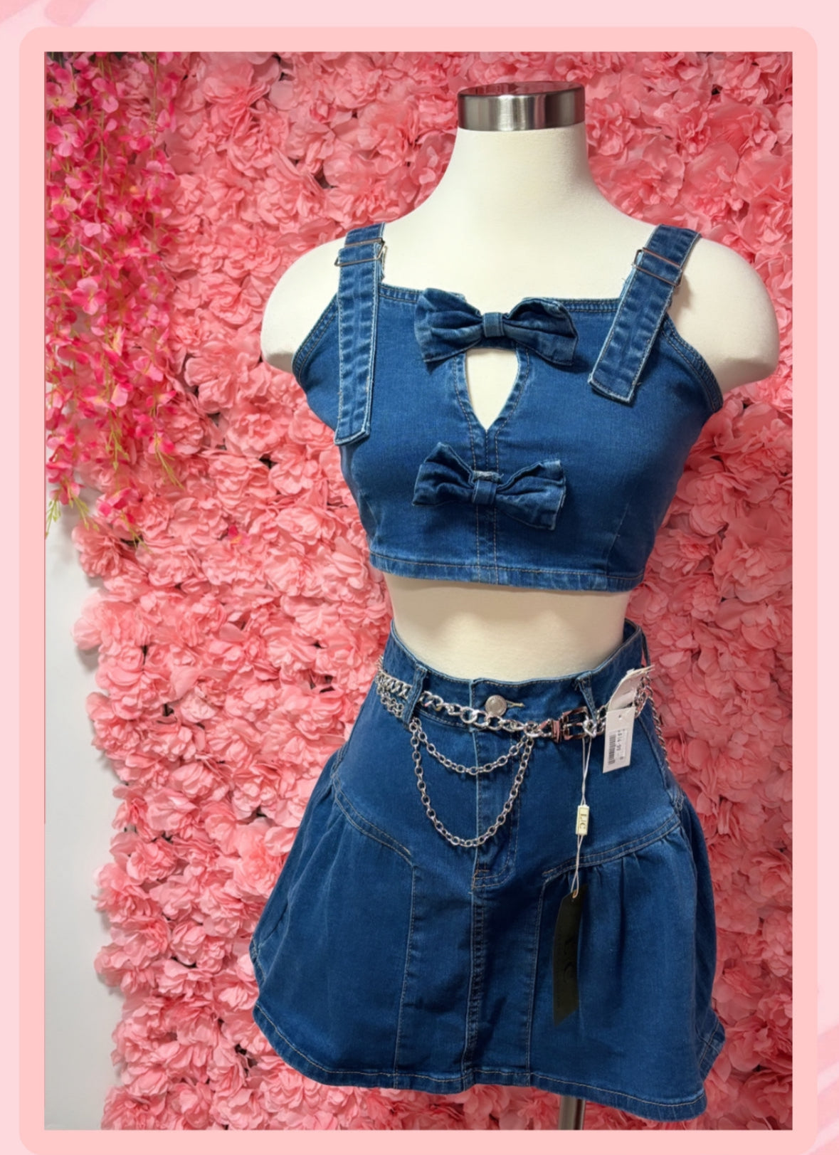 Coquette Denim Set