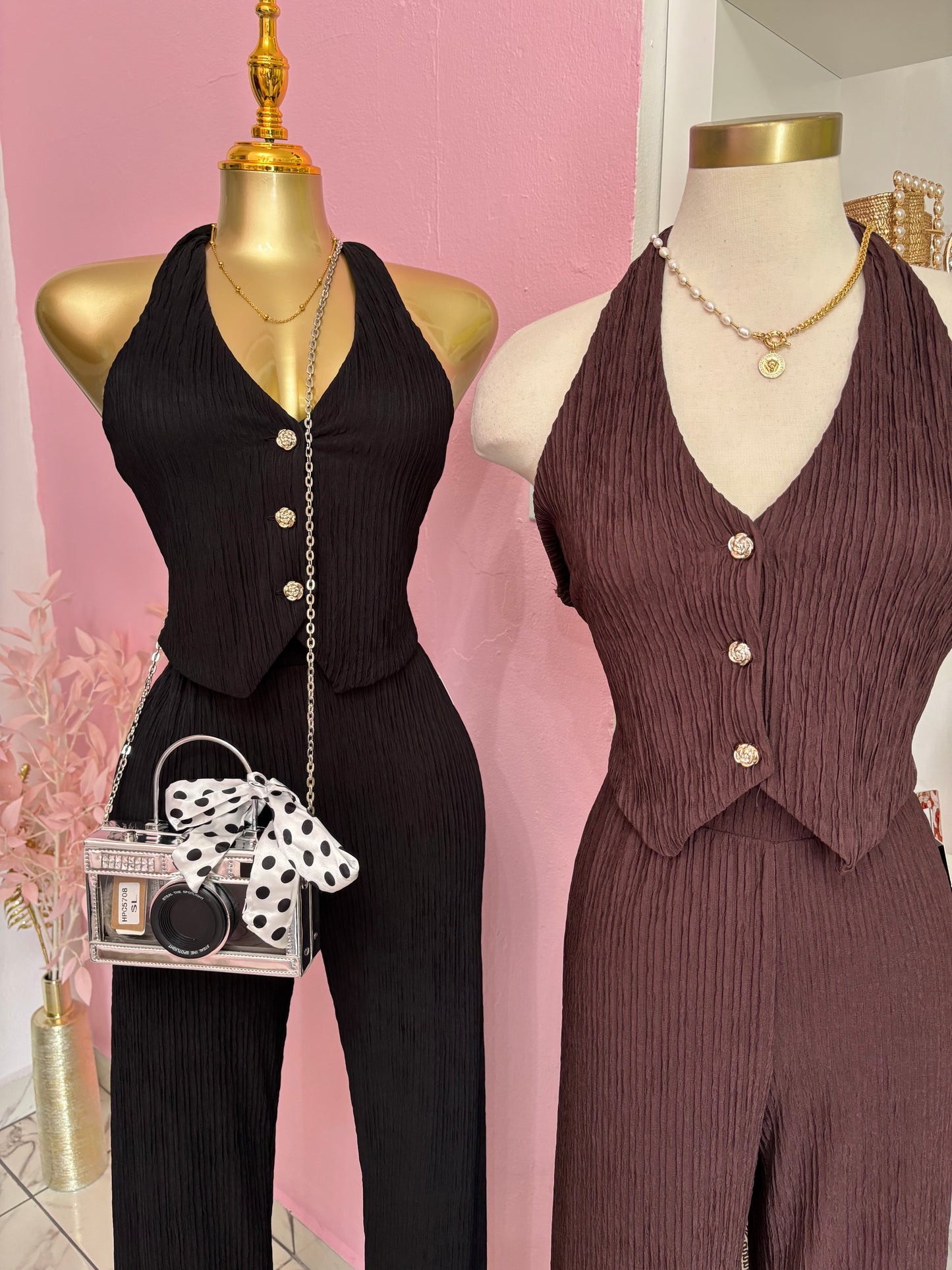 Vest- Pants Set