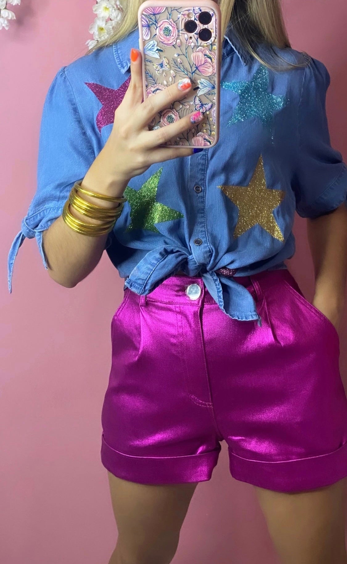 Metalic Short