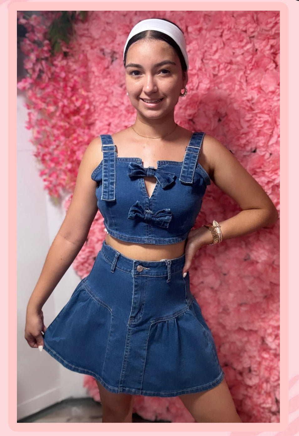 Coquette Denim Set