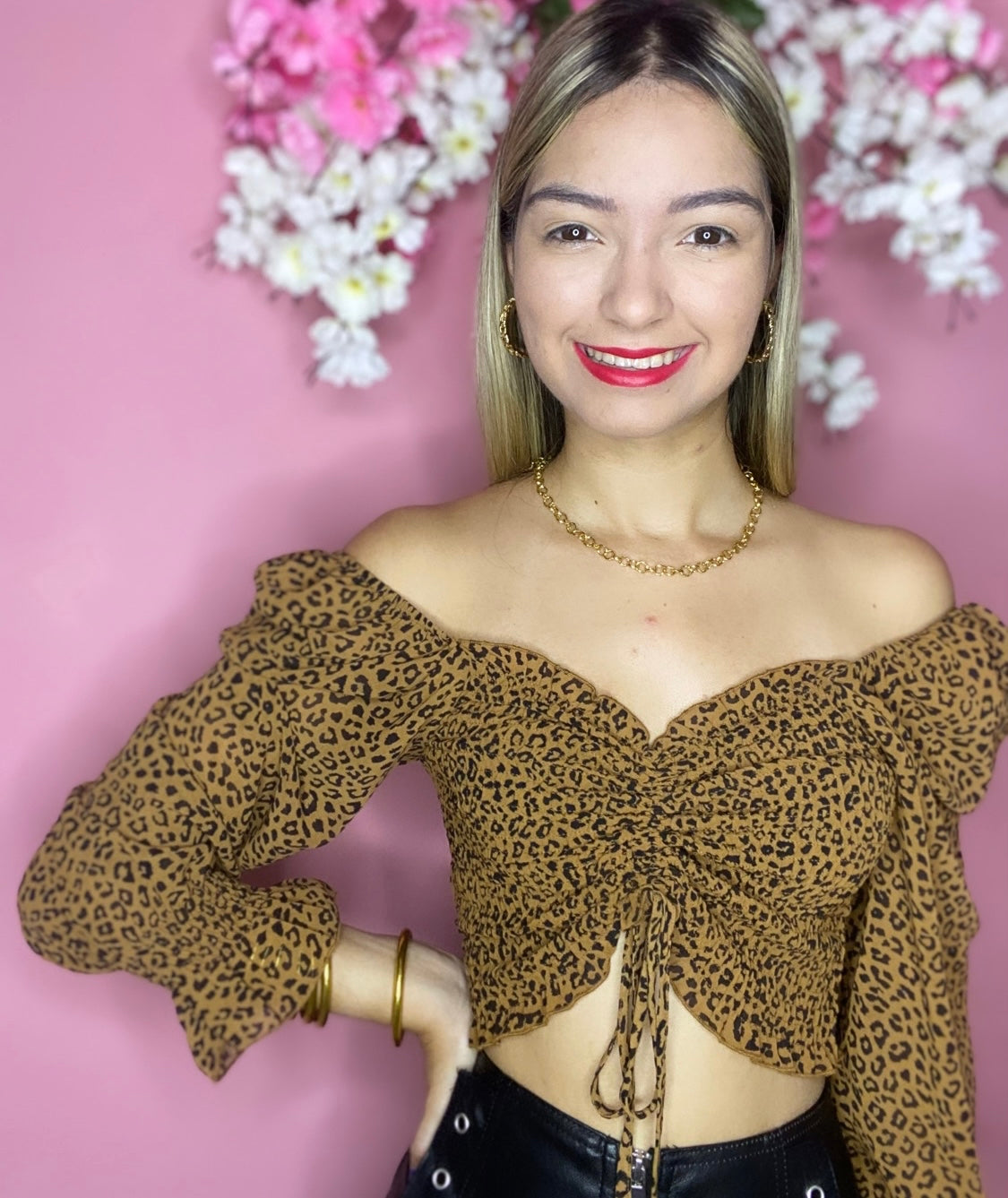 Animal Print Crop Top