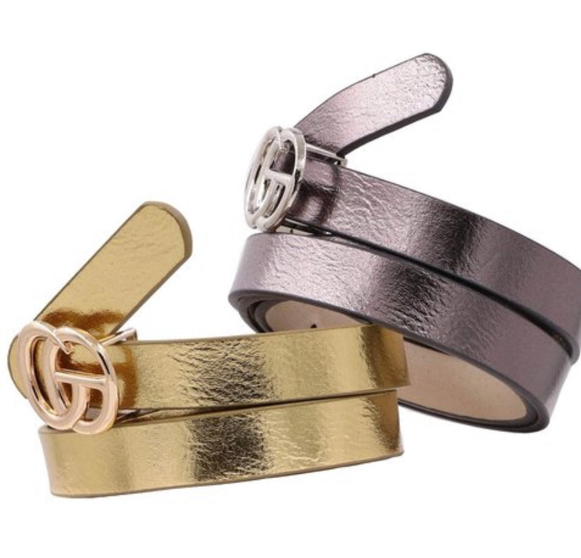 Gold, Pewter, Silver Belts