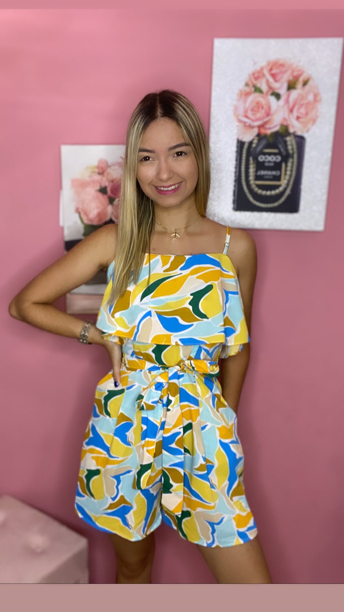 Violet Blue Romper