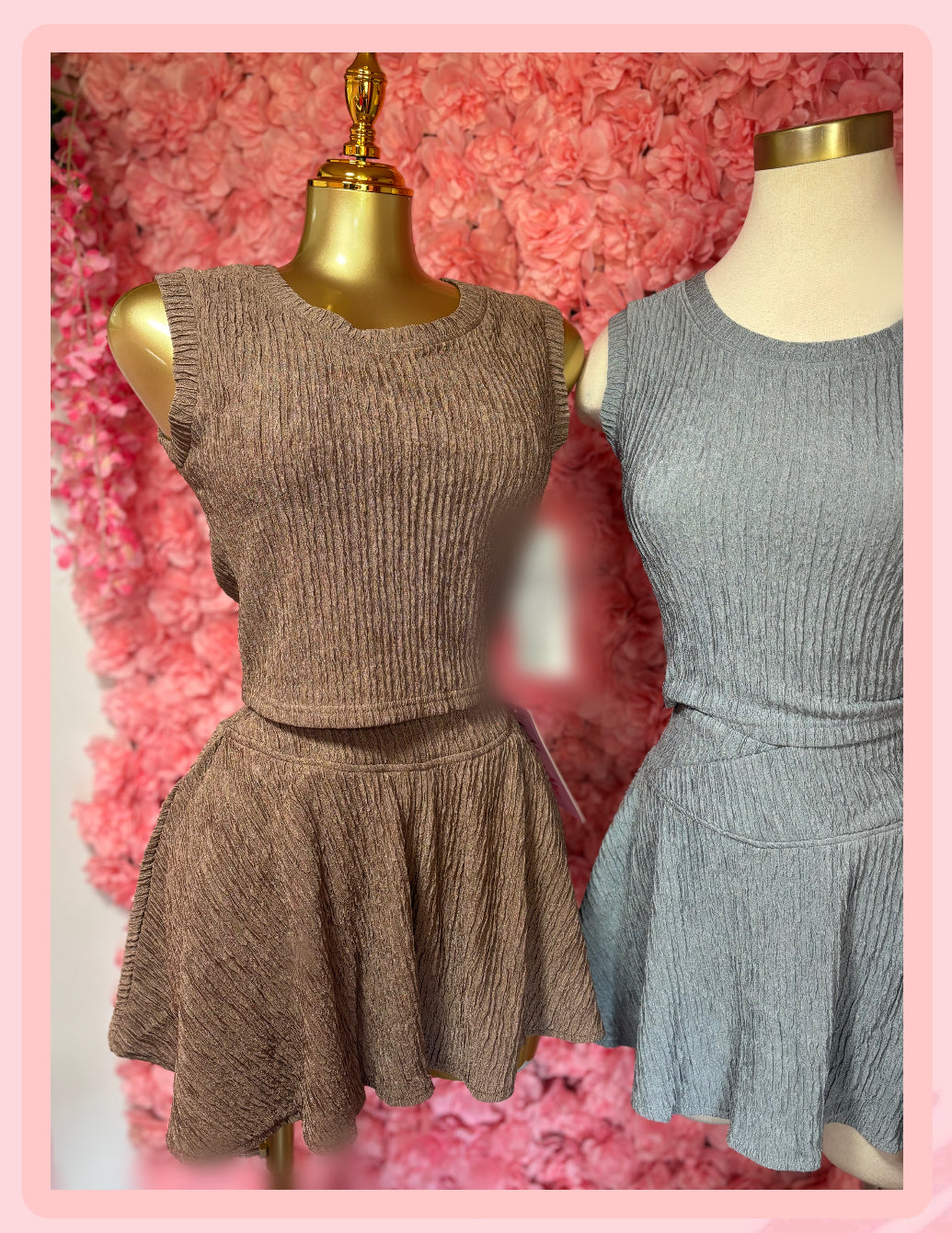 Chesnut Skort Set 🤎