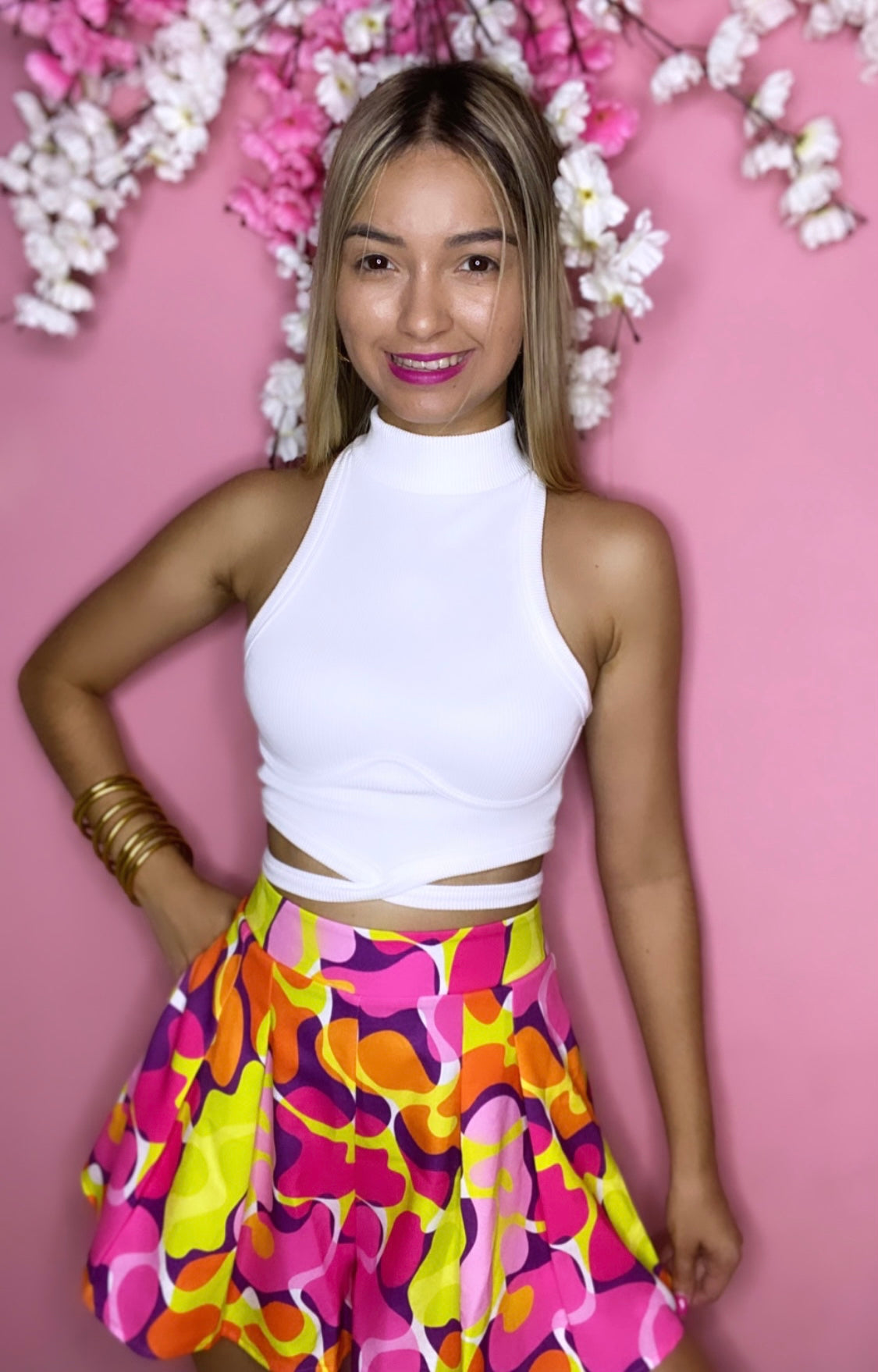Lime Colors Skort