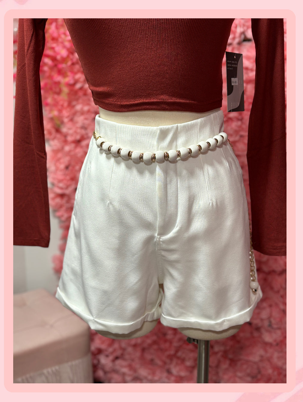 White Belt Short