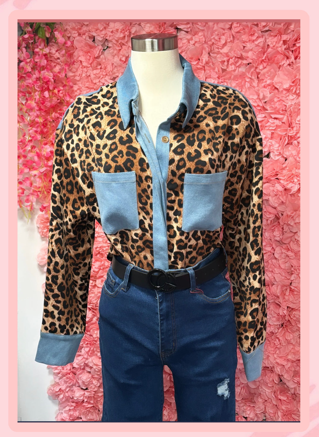 Animal Print Blouse