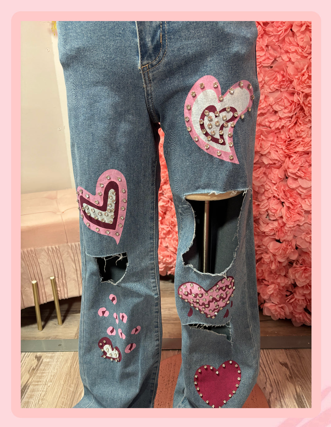 Heart Fashion Jeans