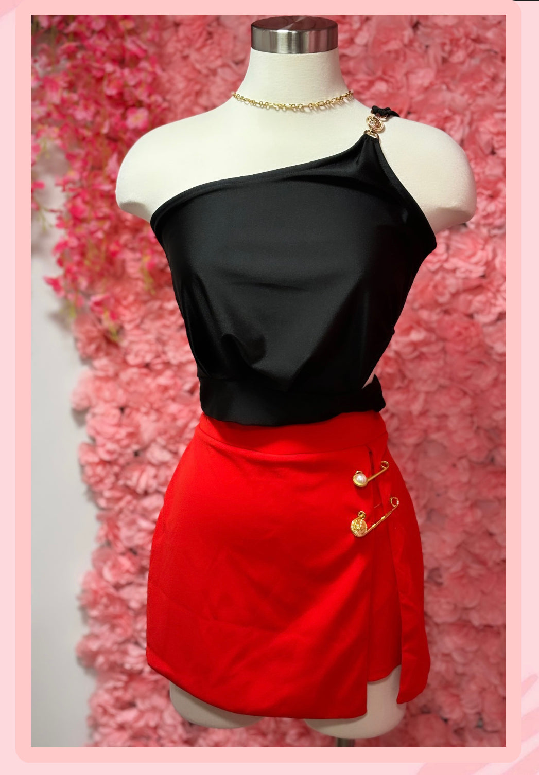 Red Skort