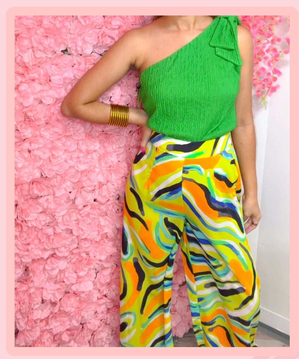 Green Multi Palazzo