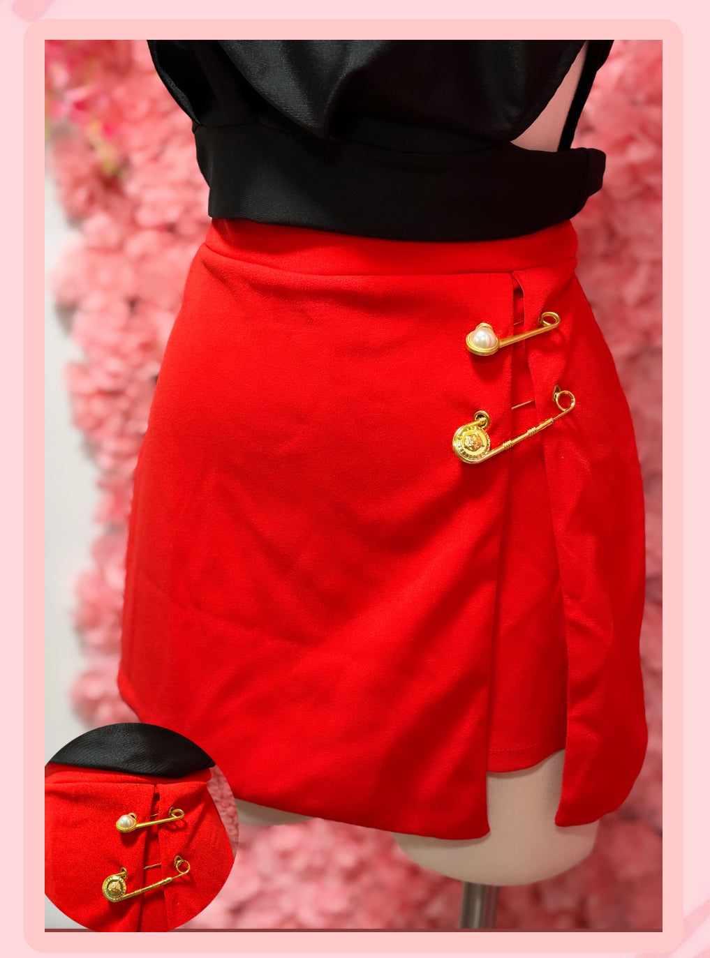 Red Skort