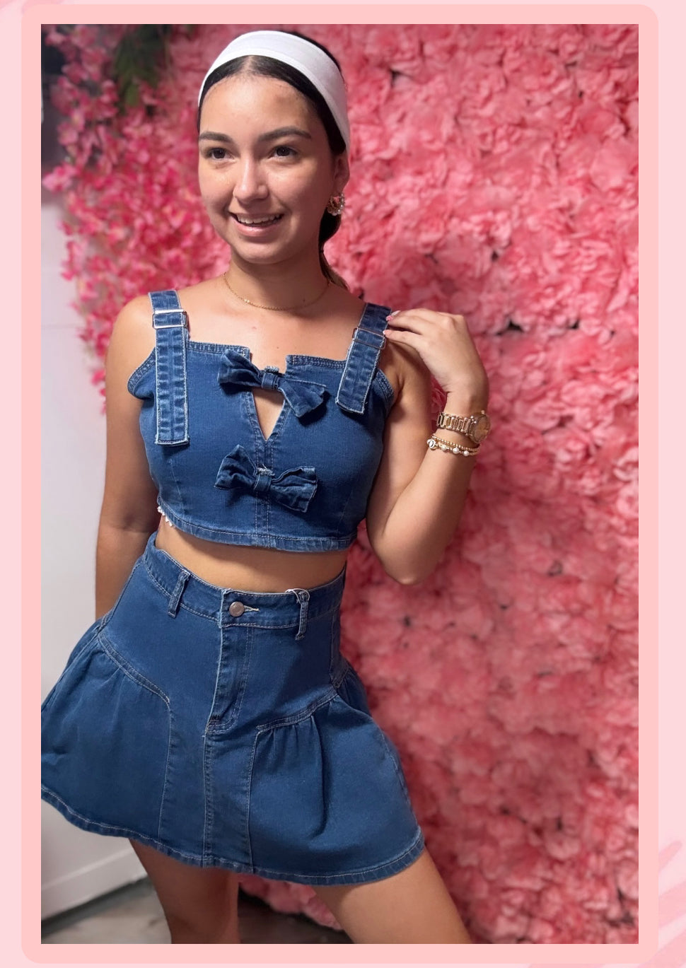 Coquette Denim Set