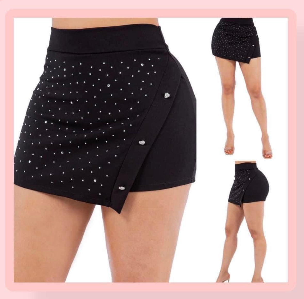 Black Heart Skort