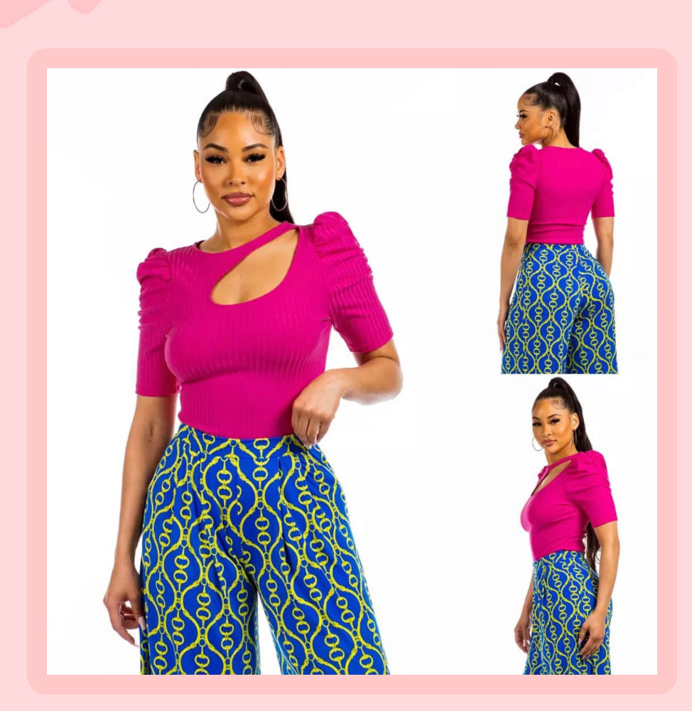 NEW FUCHSIA TOP