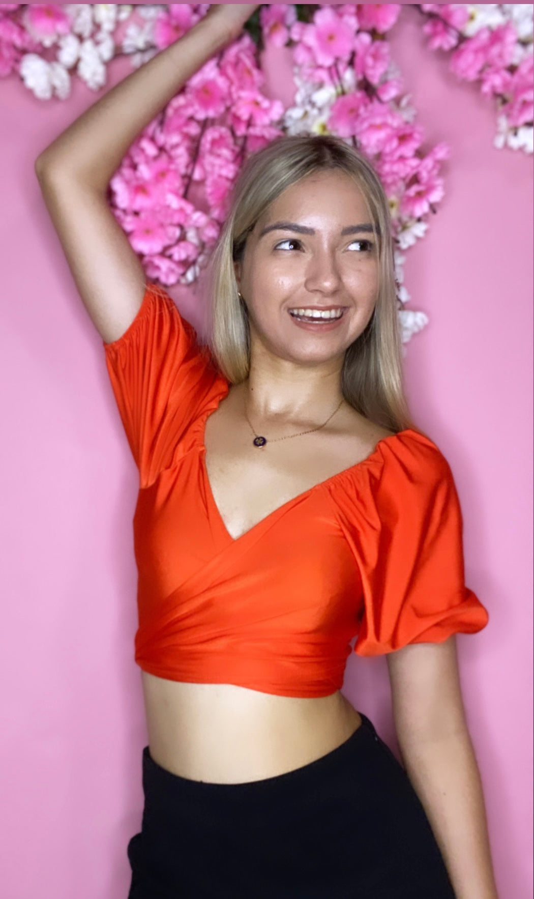 TANGERINE CROP TOP