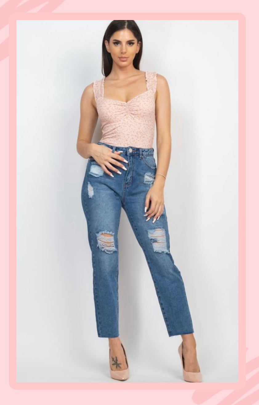 DENIM MOM JEANS