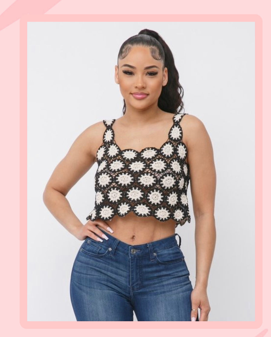 CROCHET CROP TOP