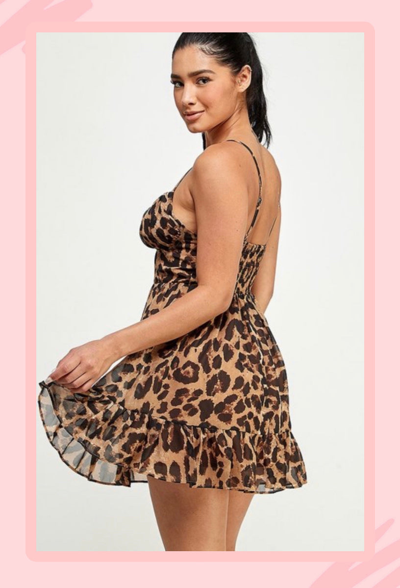 ANIMAL PRINT DRESS