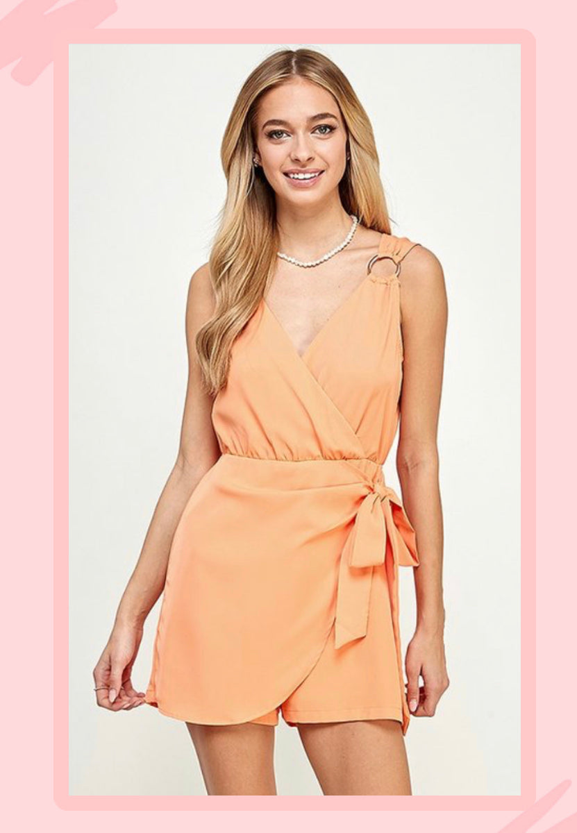 PEACH ROMPER
