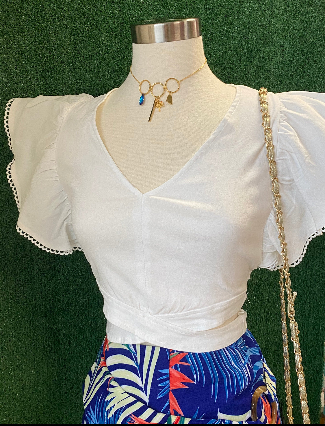 Ruffle Sleeve Top