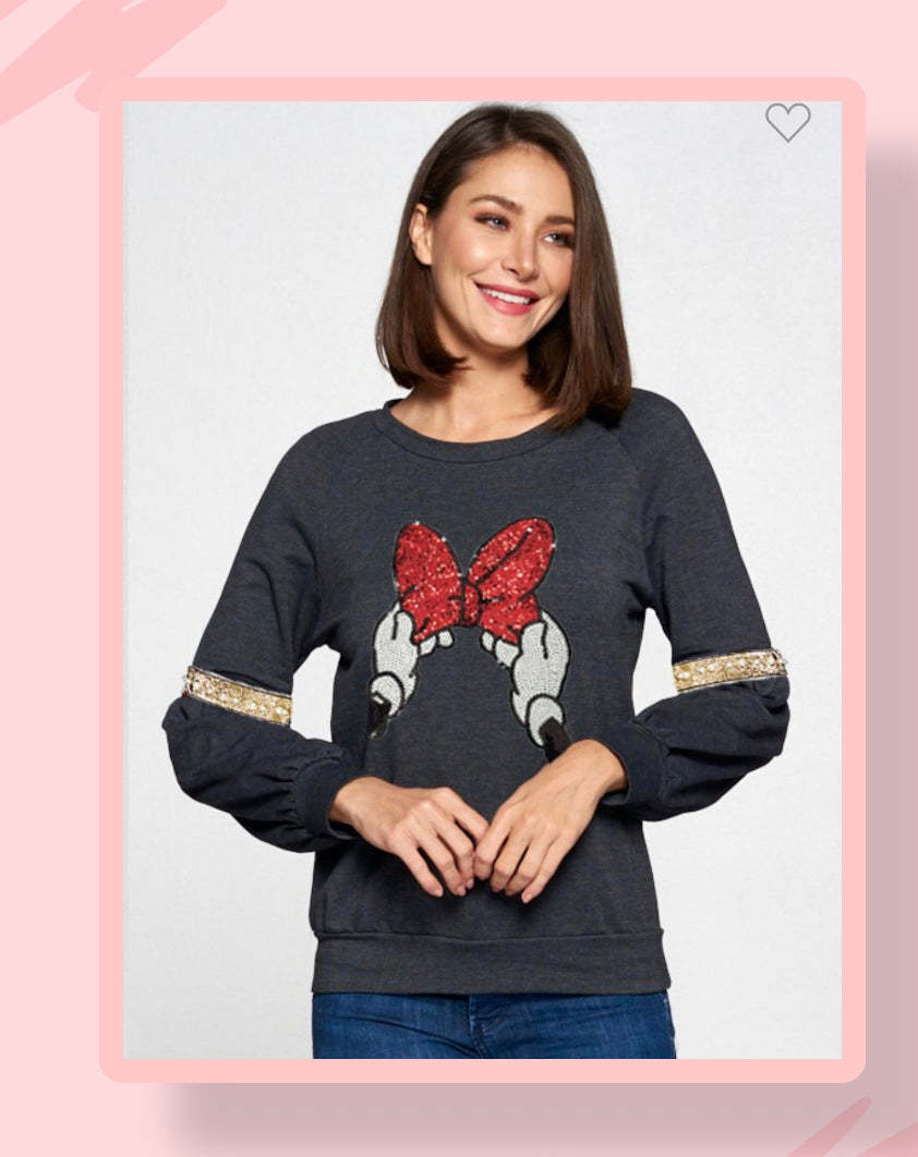 MINNIE GRIS SWEATER