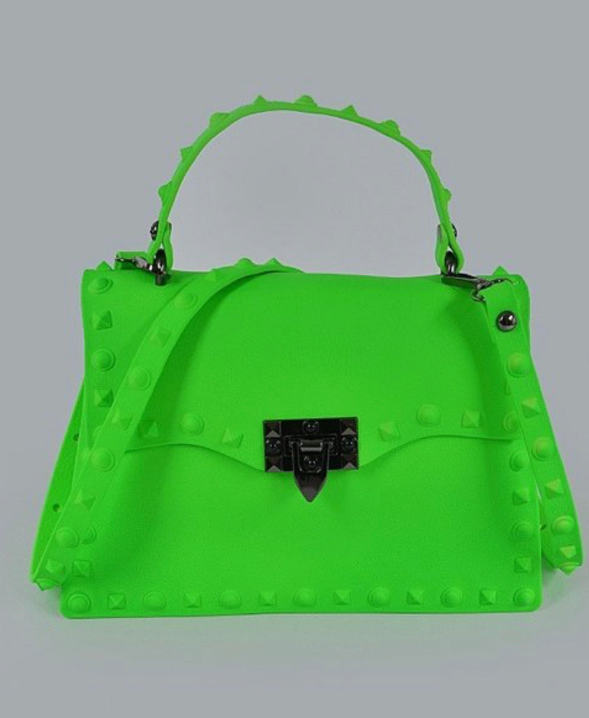 NEON GREEN CLUTCH