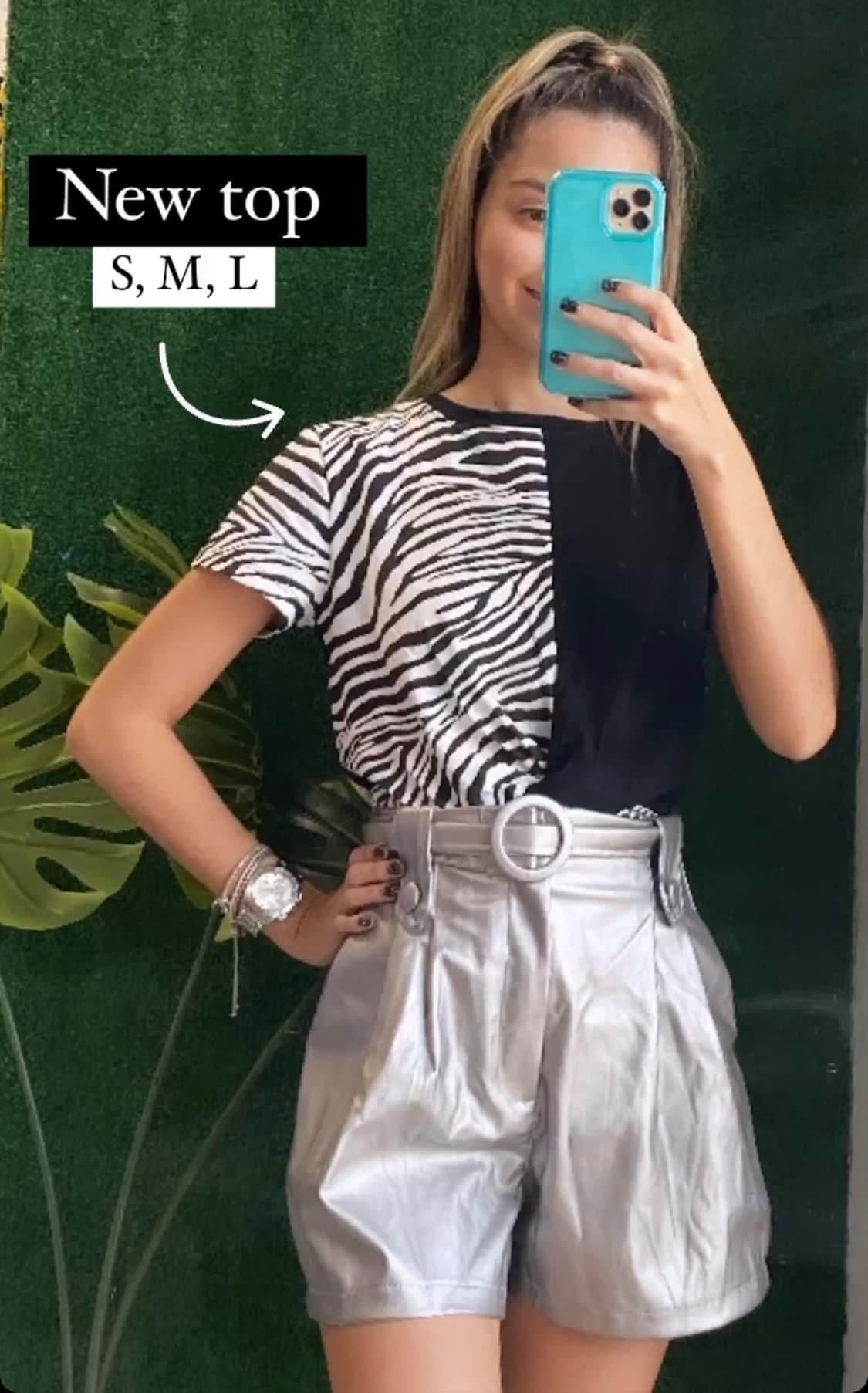 NEW ZEBRA TOP