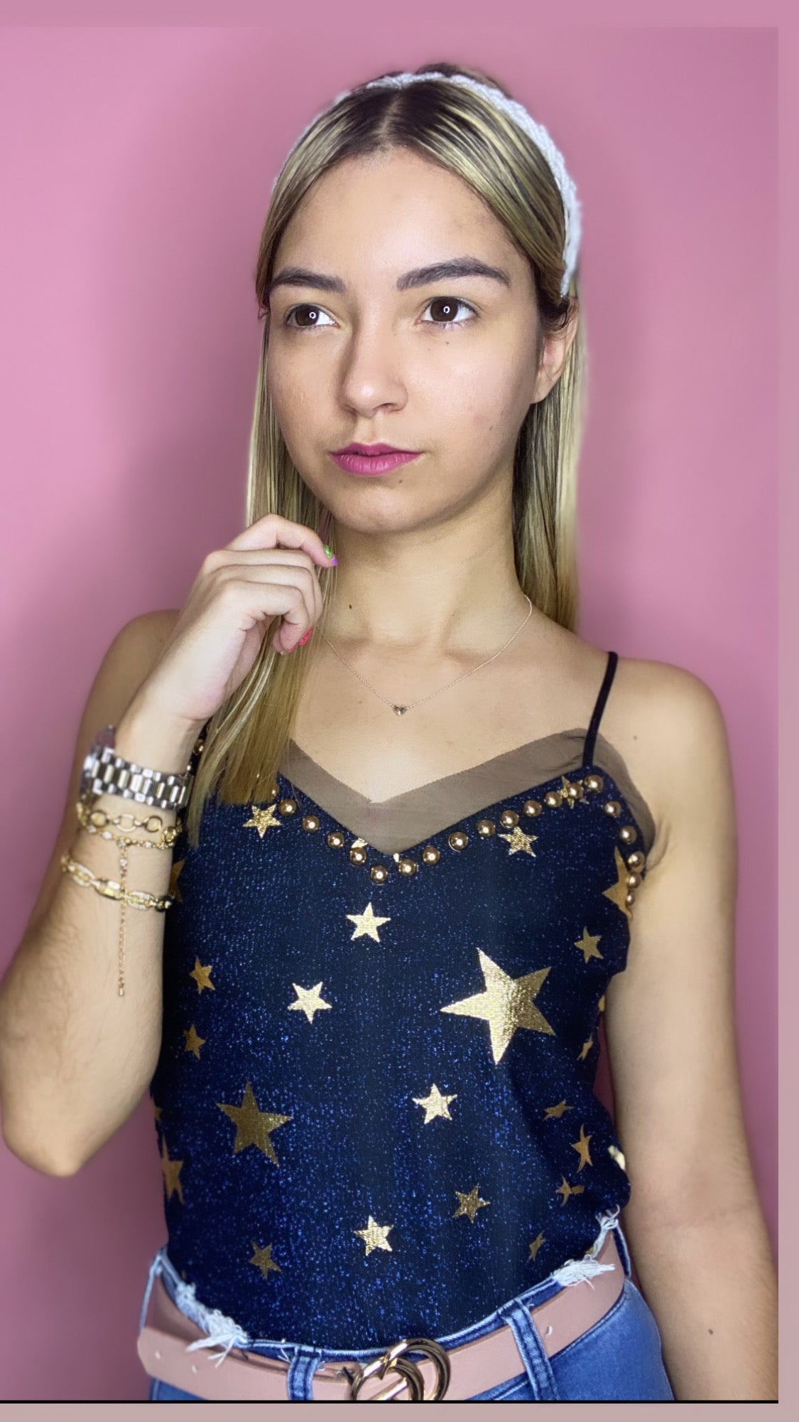 STARS BLUE TOP