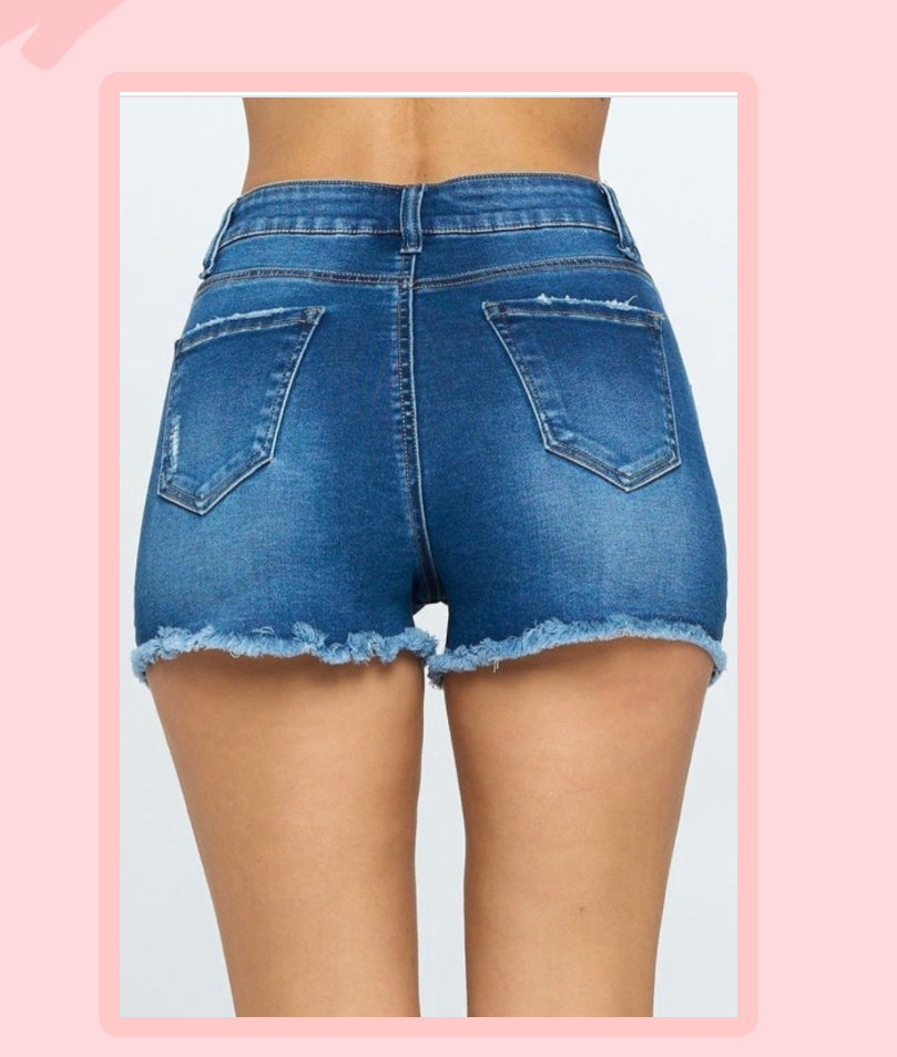 MEDIUM DENIM SHORT