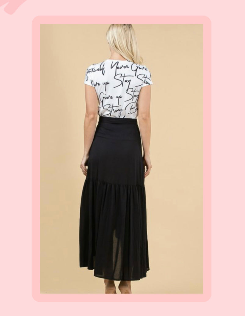 BLACK SKIRT/ DRESS