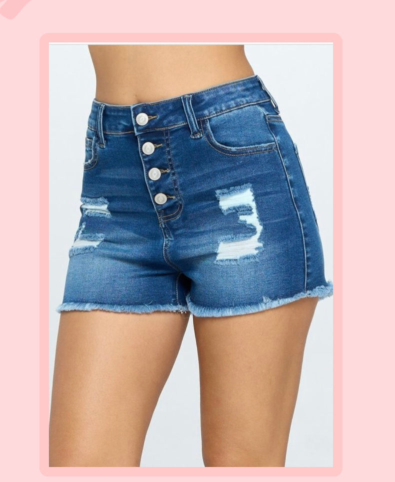 MEDIUM DENIM SHORT