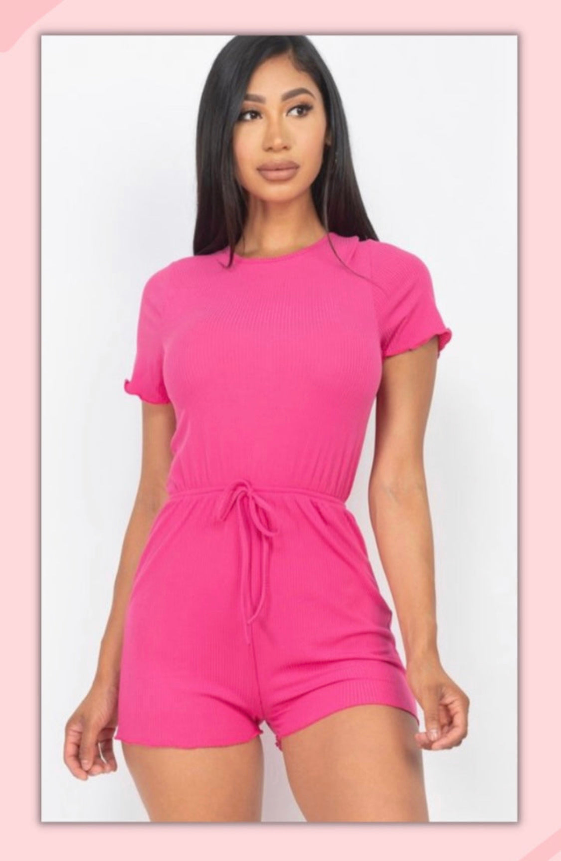 FUSHIA ROMPER