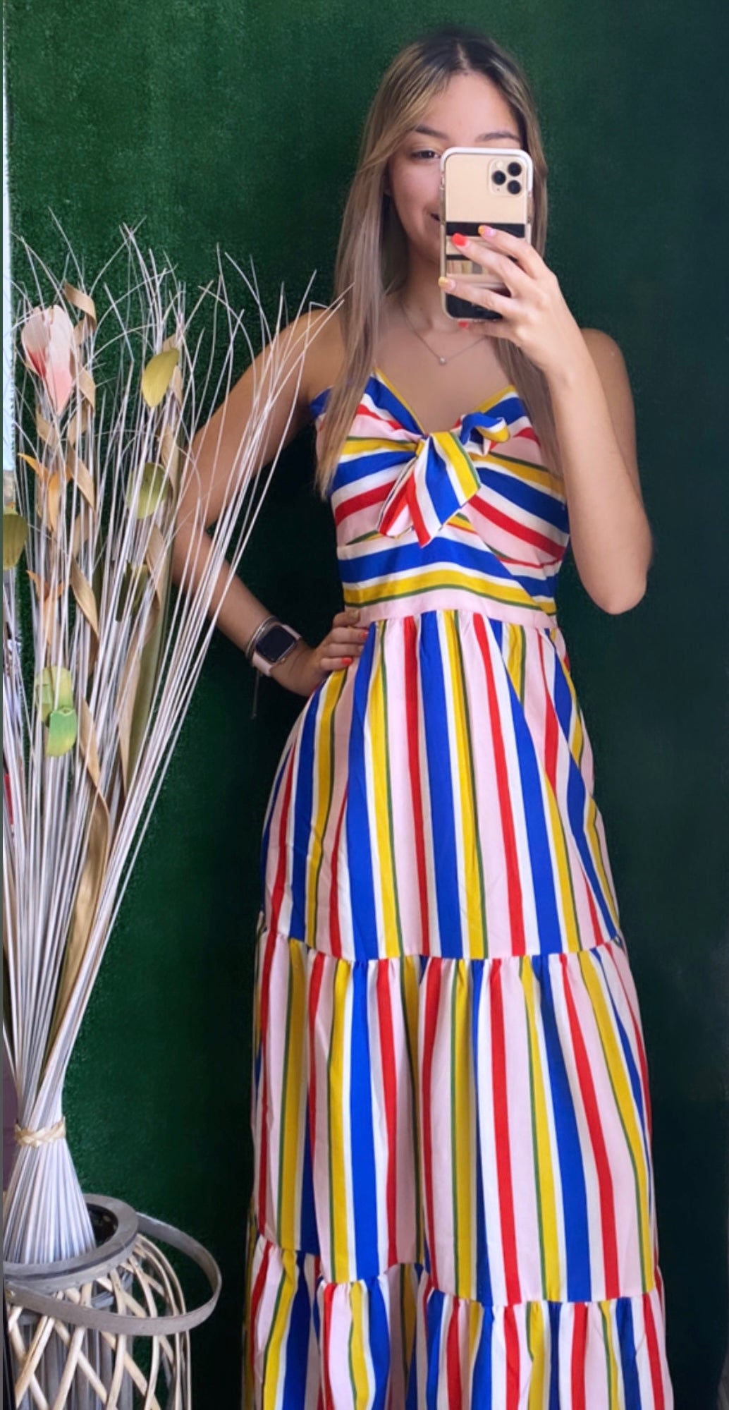 MULTICOLOR MAXI DRESS