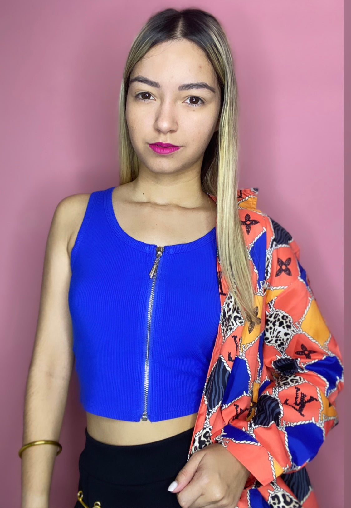 ROYAL CROP TOP