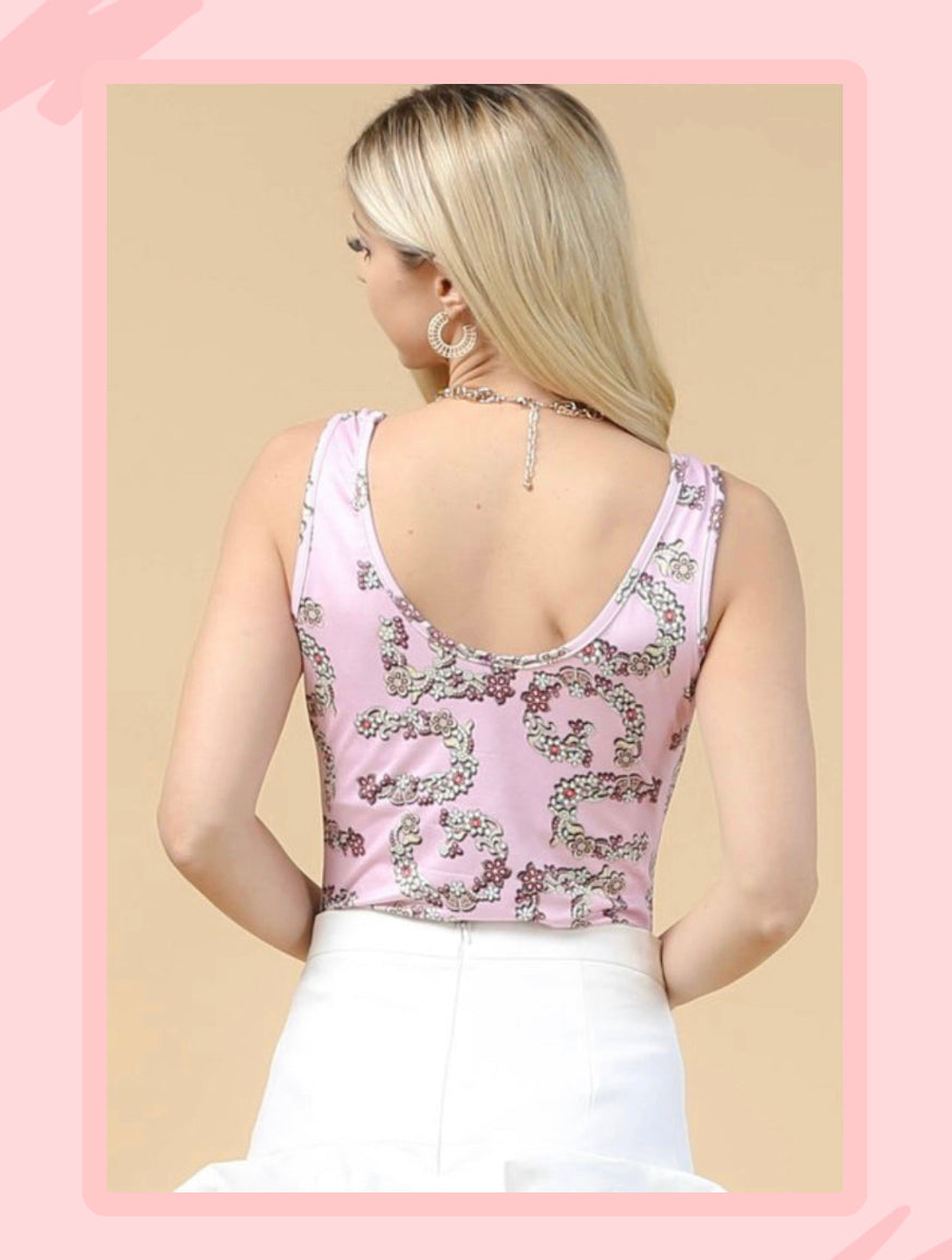 VOGUE BLUSH BODYSUIT