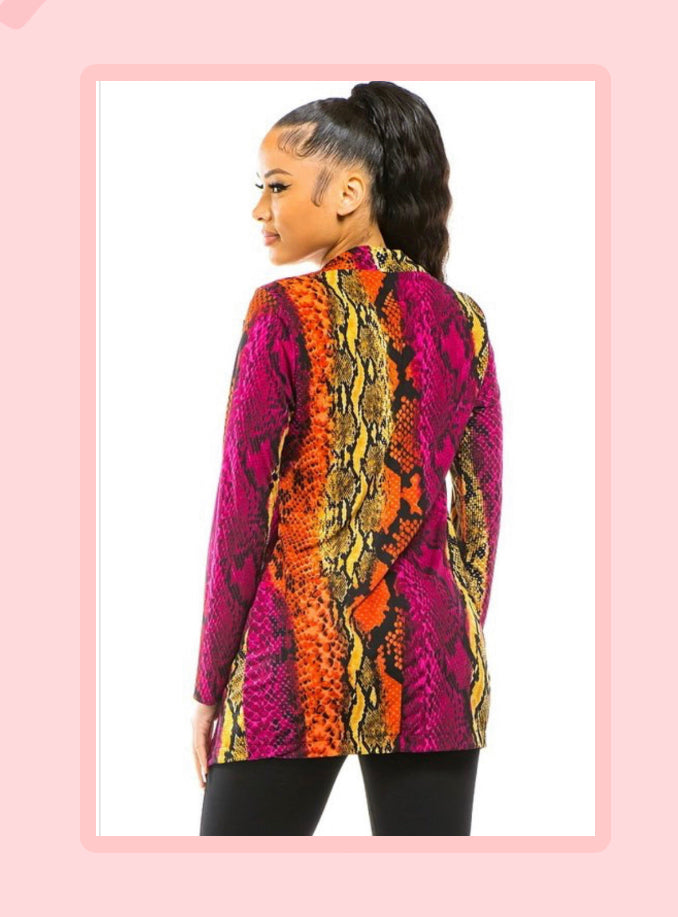 NEW SNAKE CARDIGAN