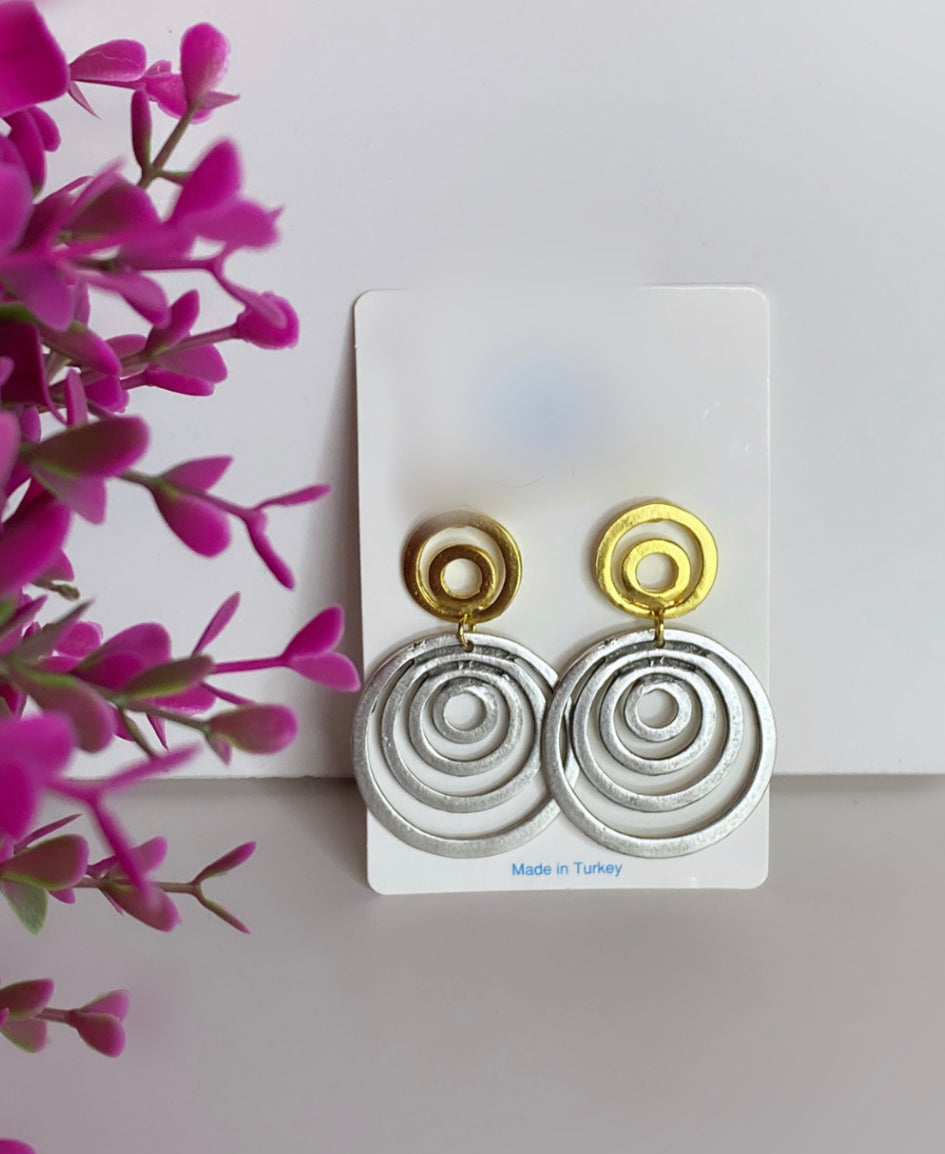 GOLD/SILVER TURCO EARRINGS