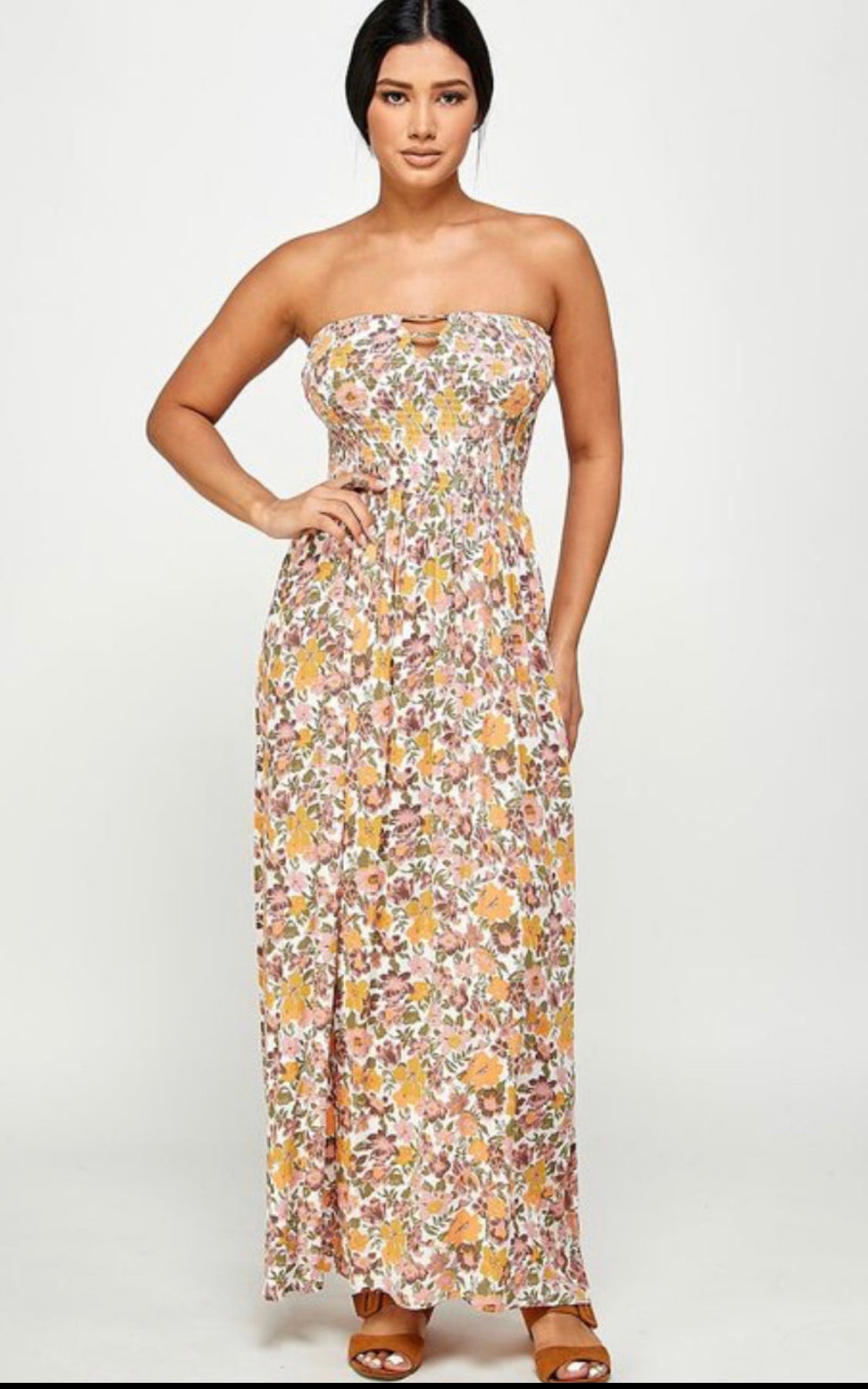 FLORAL MAXI DRESS