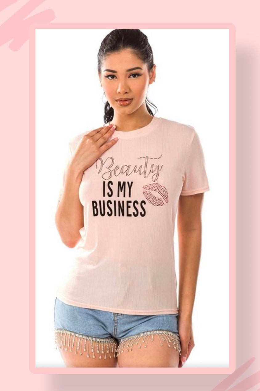 BEAUTY IS MY BUSINESS TOP