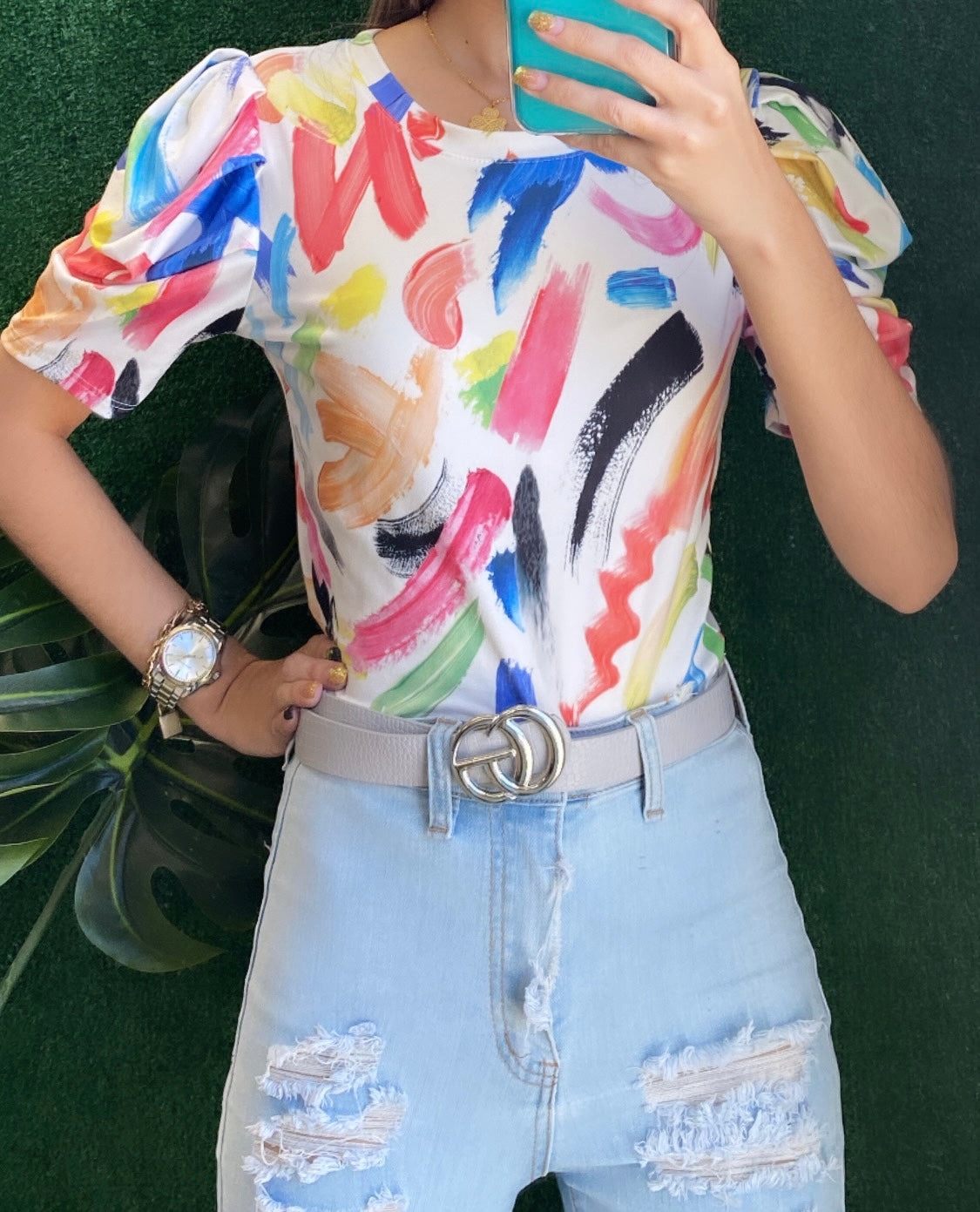 MULTICOLOR TOP