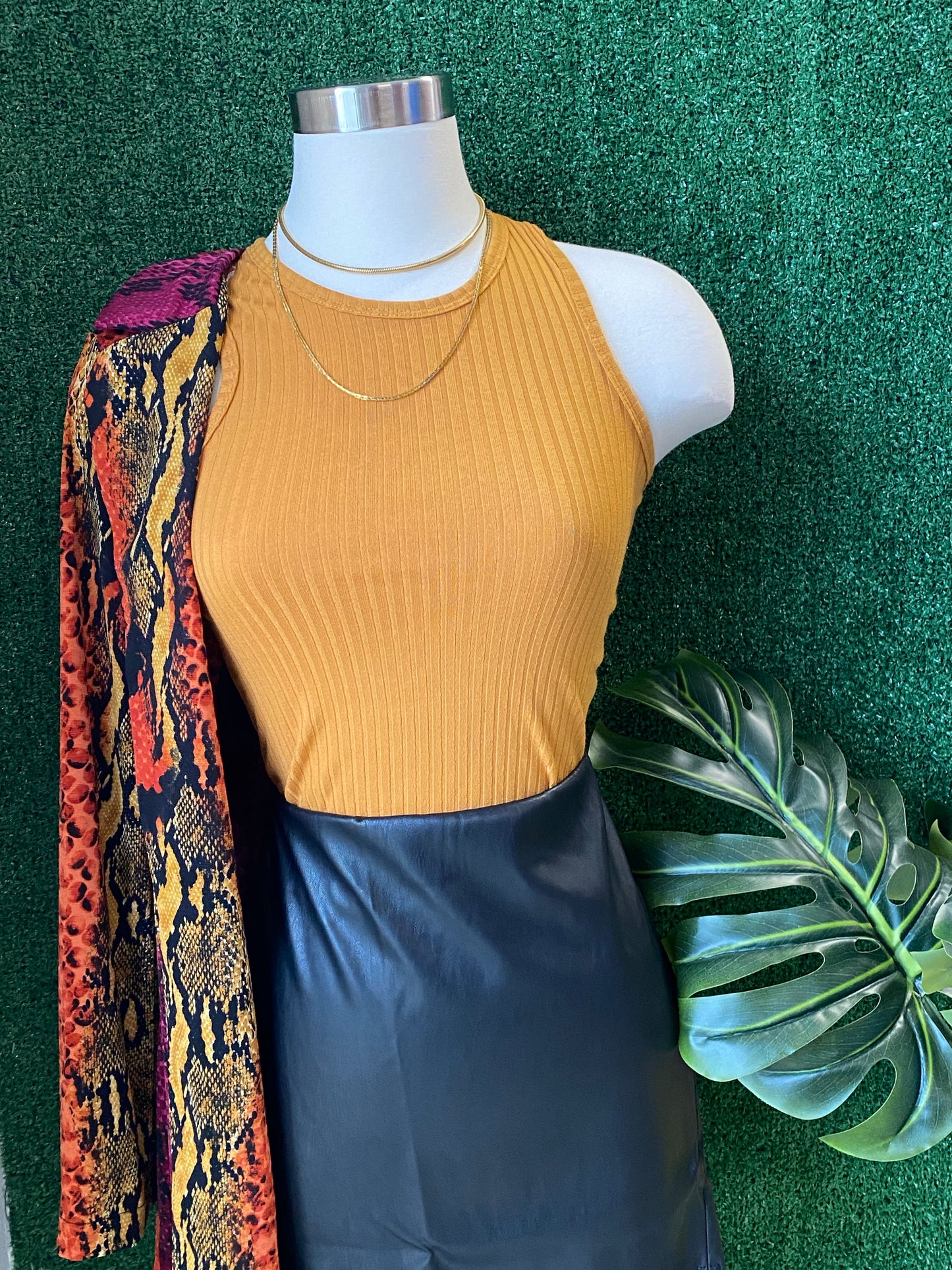 MUSTARD BASIC TOP