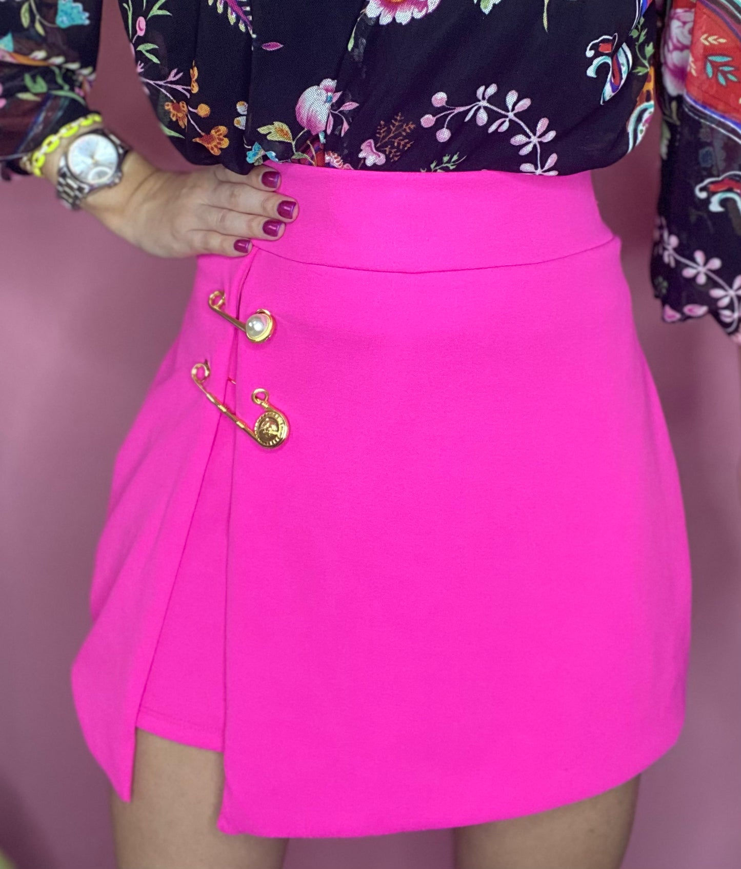 FUSHIA SKORT
