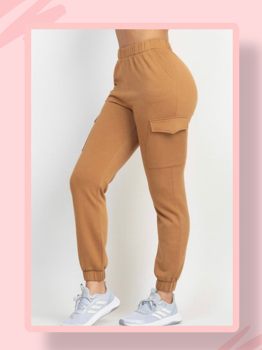 JOGGER PANTS CARAMEL