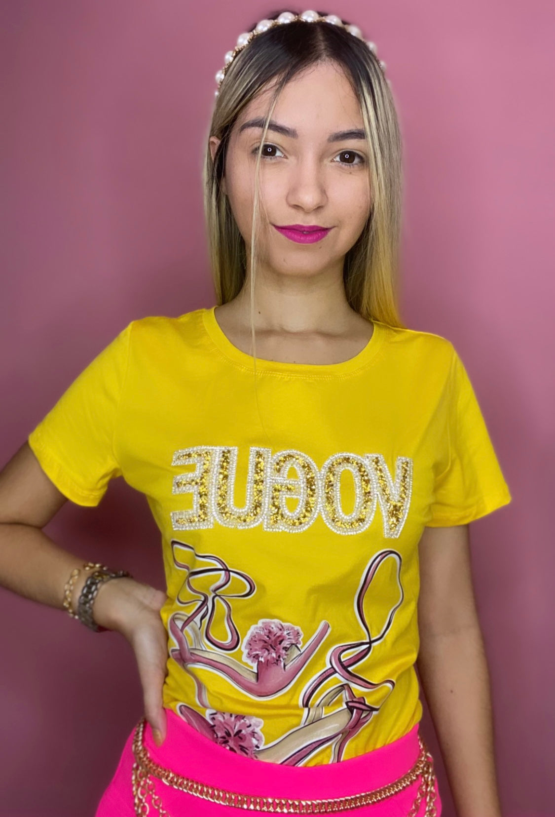VOGUE MUSTARD TOP
