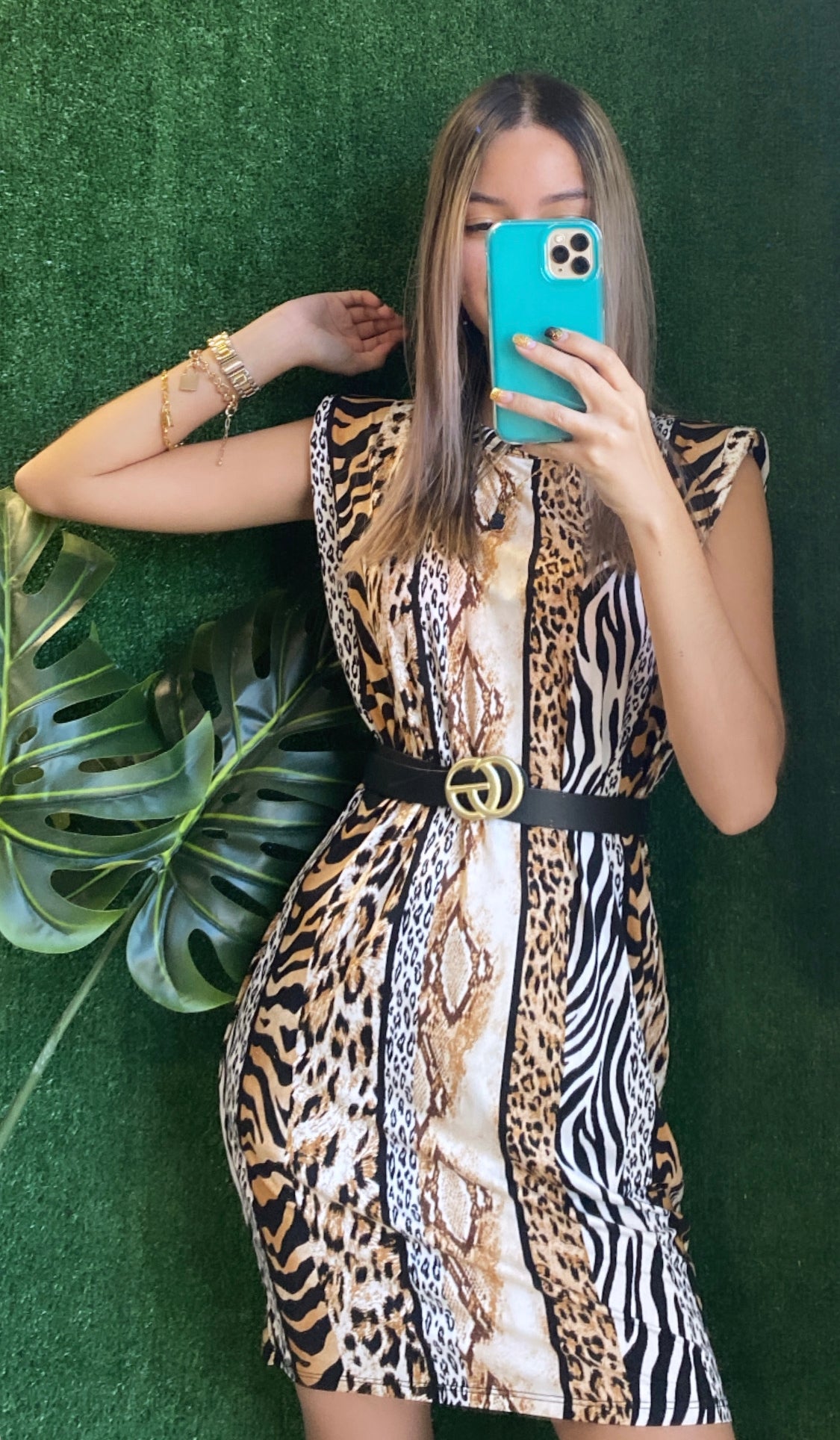 ANIMAL PRINT DRESS