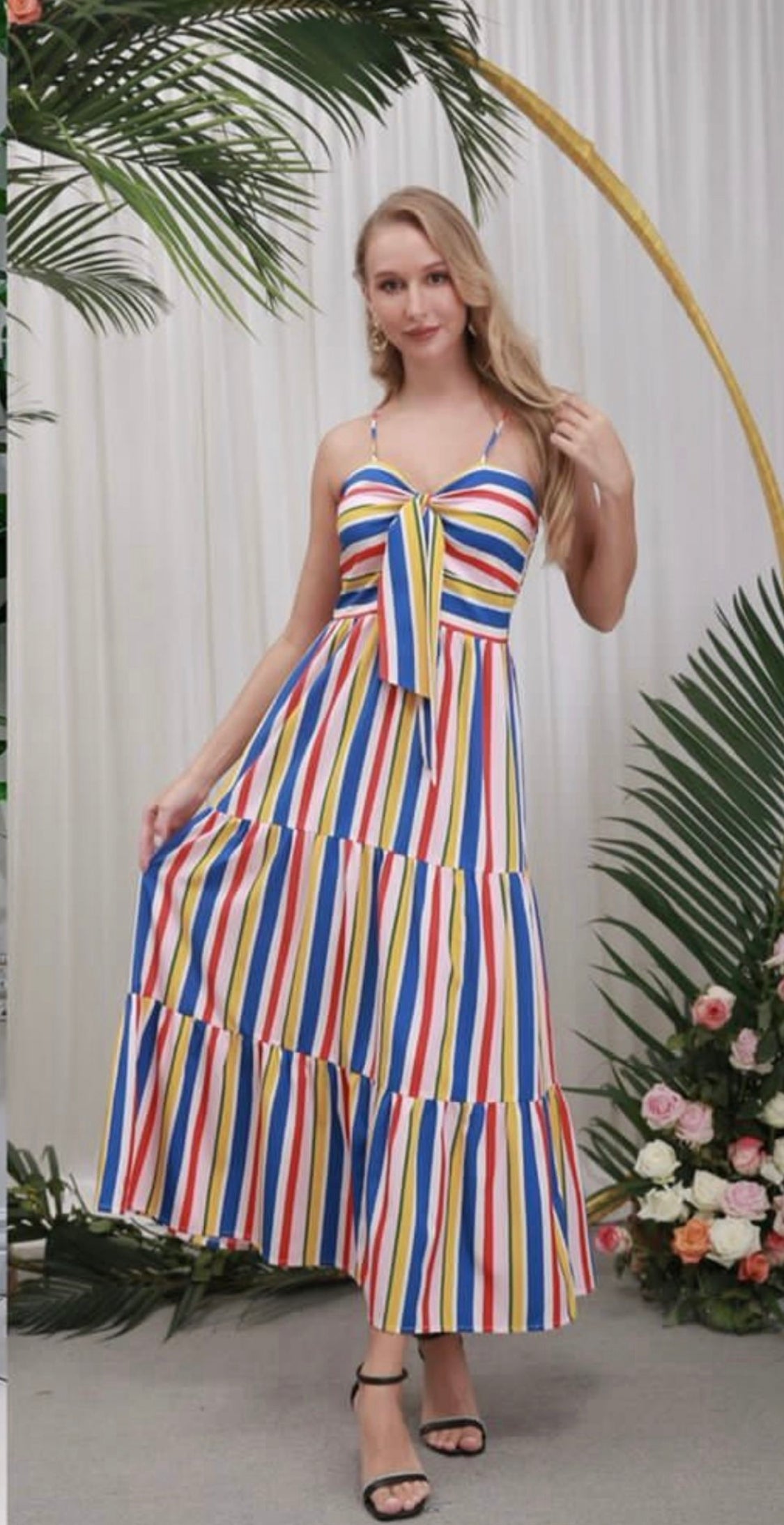 MULTICOLOR MAXI DRESS